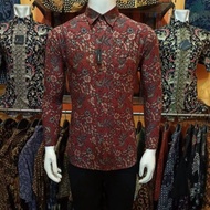 PRIA KEMEJA Modern Men batik Shirt, slimfit slimfit Shirt for the weekend, batik Uniform Shirt