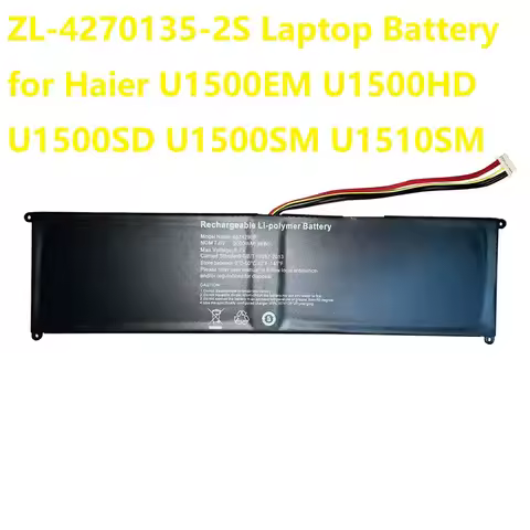 YDLBAT 5000mAh ZL-4270135-2S Laptop Battery for Haier U1500EM U1500HD U1500SD U1500SM U1510SM