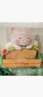 Lulu豬漢堡毛絨玩具