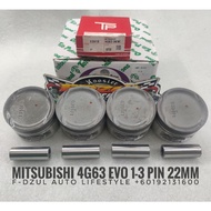 Toto Piston Mitsubishi 4G63 EVO 1-3 Turbo Ceramic Coating 85MM 85.5MM 86MM