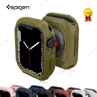 Spigen Rugged Armor Designed Case Protective Case TPU Soft Case Cover for Apple Watch 45mm 44mm 41mm 40mm iWatch Series 9 8 7 6 5 4 3 2 1