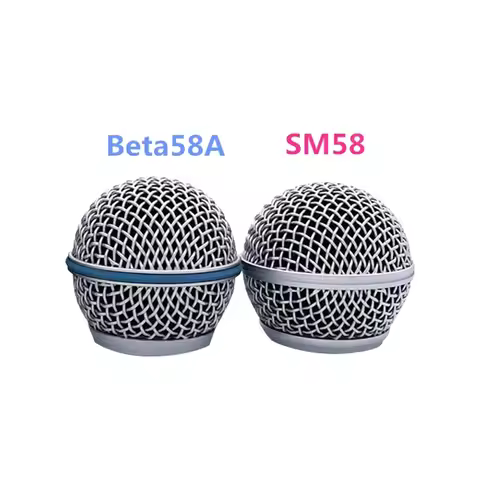 Replacement Steel Mesh Microphone Grille Head For Wireless Microphone And Wired Mics For SM58 BETA58