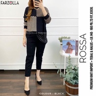 ROSSA BLOUSE RAJUT IMPORT ATASAN WANITA JUMBO LD 140-160CM