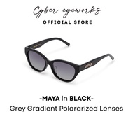 Cyber Eyeworks "MAYA" Sunglasses – Black/Marble Grey/Tortoise/Olive, 53-16-140, Eyewear, Unisex