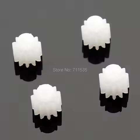50 100pcs Motor Gear 0.3M 11T Teeth ID Hole 0.95mm Parts For DFD F181 JJRC H12C H502S H502E U818A RC