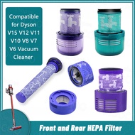 Vacuum Cleaner Replacement Parts Suitable for Dyson V6/V7/V8/V10/V11/V12/V15 Spare Accessories Front Rear HEPA Filter