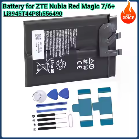 Li3945T44P8h556490 Replacement Battery for ZTE Nubia Red Magic 7 NX679J 6 Pro 6s Pro 6/6+ Battery NX