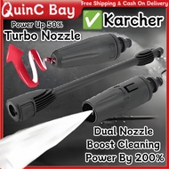 Karcher K2-K7 2 Nozzle + Rod High Pressure Turbo Spray Lance Adjustable Washer 360 ° Water Jet