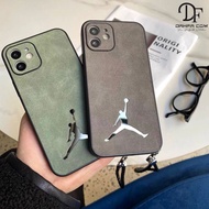 PREMIUM 3D JORDAN Mirror Vintage Leather Case iphone 13 Pro Max 12 Mini 11Pro Max XR X XS MAX 7 7+ 8