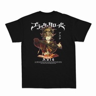 เสื้อยืดพิมพ์ลาย 100% NEW KAOS VARYDAN T-SHIRT ANIME BLACK CLOVER ASTA BLACK PRIA S-5XL