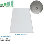 plafon pvc glossy putih polos bringhome WB 1 glossy