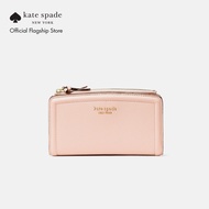 Kate Spade New York Womens Knott Zip Slim Wallet