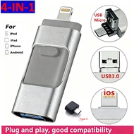 2TB 1TB  Pendrive iP/ho/ne USB flash drive OTG 512GB 256GB 128GB 64GB 32GB 16GB Pendrive 3.0 Cle USB