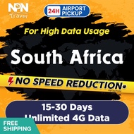 Africa SIM Card Ultra 15-30Days Daily 600MB Unlimited Data | Instant 24h Airport Pickup | High Speed
