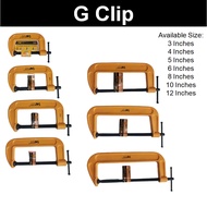 G CLIP 3 INCHES, 4 INCHES, 5 INCHES, 6 INCHES, 8 INCHES, 10 INCHES, 12 INCHES