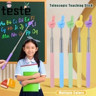 Teaching Pointer, Finger Design Telescopic Rod Finger Reading Sticks, Professional Stainless Steel C
