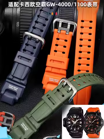 GA1000 Sport Waterproof Watch strap For G-Shock Casio GA-1000 GW4000/G1400/GW-A1000 Silicone Watchba