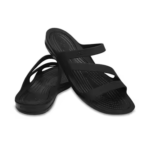 Crocs Women Sandals 203998-060 Black Woman