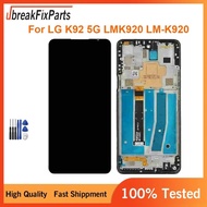 For LG K92 5G LMK920 LM-K920 LM-K920AM LCD Display Touch Screen Assembly Frame