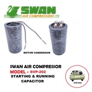 SWAN AIR COMPRESSOR MOTOR CAPACITOR MOTOR CONDENSOR RUNNING STARTING SPARE PARTS