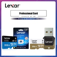 Lexar micro sd Card 633x 1000x 32GB 64GB 128GB 256GB 512GB Memory card Class 10 carte micro sd for 1080p full-HD 3D