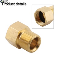 【FSFO】M22 15mm Male Thread To M22 14mm Female Metric Adapter Pressure Washer Brass
