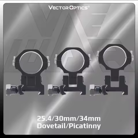 Vector Optics 25.4/30/34Mm Picatinny/dovetail Scope Rings for Hunting Scope Ar 15 Accessories Adjust