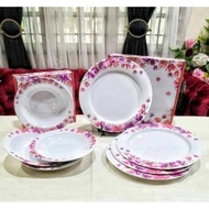 Set Pinggan Mangkuk Melamine Tupperware