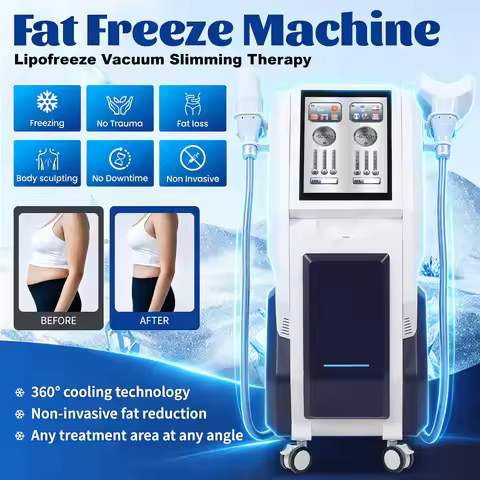 360 Vertical Diamond Cryalipolysis Body Contouring Machine Home Use Ice Sculpture Technique Machine 
