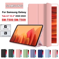 For Samsung Galaxy Tab A7 10.4'' 2020 2022 High Quality Leather PU Soft Back Cover Honeycomb Flip Stand Tab A7 SM-T500 SM-509 10.4'' Tablet Protective case