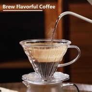 [LTS] Coffee Filter V60 Flower Cone Coffee Dripper Plastic - BC105