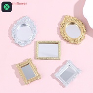 1F) 1/12 Dollhouse Frame Accessories Furniture Miniature Mirror Wall Room Mirror