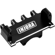 INJORA Adjustable Servo Mount CNC Aluminum for Axial SCX24 1/24 RC Crawler Upgrade (Black)