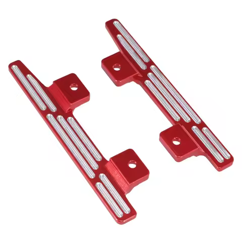 MN82 LC79 MN78 Aluminum Side Pedal Modification Left Right Foot Pedals For MN 82 1/12 RC Crawler Car