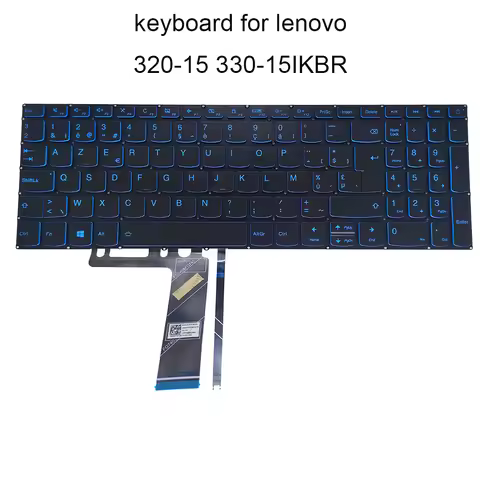 UK GB FR French AZERTY Backlit Keyboard For Lenovo IdeaPad S145 L340 320-15IKB 15ABR 330-15IKBR 17IK