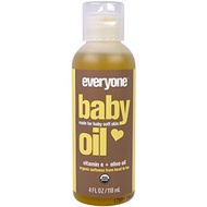 [USA]_EO Essential Oil Products EveryoneT Baby Oil Vitamin E plus Olive Oil -- 4 fl oz - 2PC