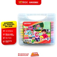 Greebel Oil Pastel PP-36 Colors Halal Edition Coloring Crayon/ 36W GREEBEL Kids Oil Pastel Crayon/