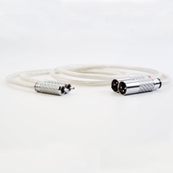 【川木】英國精美RCA對XLR平衡線【W296】碳纖維鍍銀音訊線