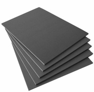 plat PVC sheet gray 2mm x 26cm x 25cm PVC sheet lembaran 2mm