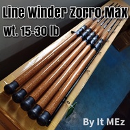 ของแท้ ราคาถูก ❗❗ คันเบ็ดตกปลา คันเบสหน้าดิน หมาป่ากราไฟท์ Line Winder Zorro Max Line wt.15-30 lb. Casting