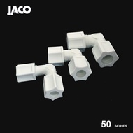 JACO 50 Series Elbow Straight Plastic Joint PP Elbow Straight Joint L Type PP Joint