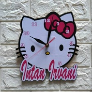 KAYU Vintage clocks, photo clocks, wooden clocks, character clocks