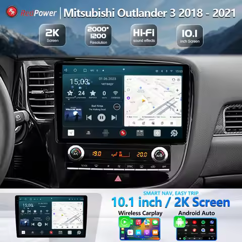 Redpower 75256 HiFi car radio for Mitsubishi Outlander 3 generation (2020) car DVD player screen And