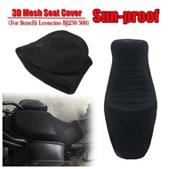 For Benelli Leoncino 500 250 BJ500 BJ250 Rear Seat Cowl Cover 3D Mesh Net Waterproof Sunproof Protec