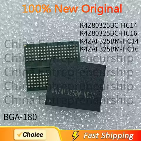 1 PCS BGA BGA-180 K4Z80325BC-HC14 K4Z80325BC-HC16 K4ZAF325BM-HC14 K4ZAF325BM-HC16 100% Quality Origi