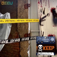 Decorative Warning Strips Popular Party Decorations Flexible Thrilling Halloween Decorative Warning 