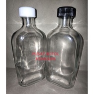 250ML CLEAR FLAT GLASS BOTTLE/ HONEY BOTTLE/ COFFEE BOTTLE JUICE BOTTLE