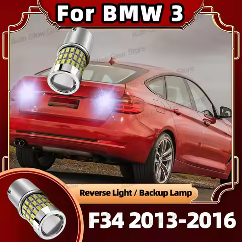 2x LED Reverse Light For BMW 3 Series F34 2013 2014 2015 2016 Car Backup Lamp Bulb BA15S P21W 1156 W
