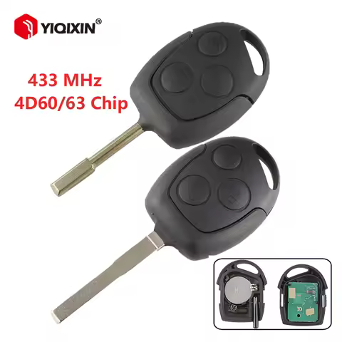 YIQIXIN For Ford Mondeo Focus Fusion Fiesta Galaxy C-Max S-Max 3 Transit MK2 MK5 MK7 315Mhz 433MHz 4
