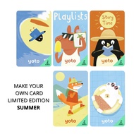 Yoto Card Make Your Own Card 3 Designs Classic Summer Autumn